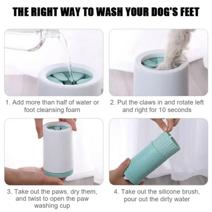 Automatic Pet Foot Washer Silicone Soft Foot Cup