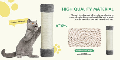 Natural Scratching Posts for Indoor Cat Pet Furniture