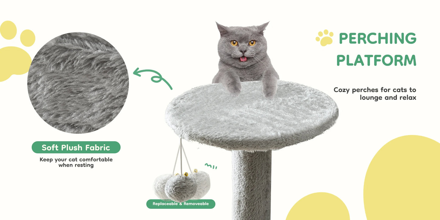 Natural Scratching Posts for Indoor Cat Pet Furniture