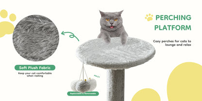 Natural Scratching Posts for Indoor Cat Pet Furniture