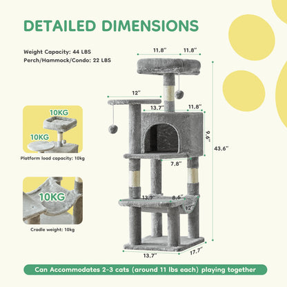 Natural Scratching Posts for Indoor Cat Pet Furniture