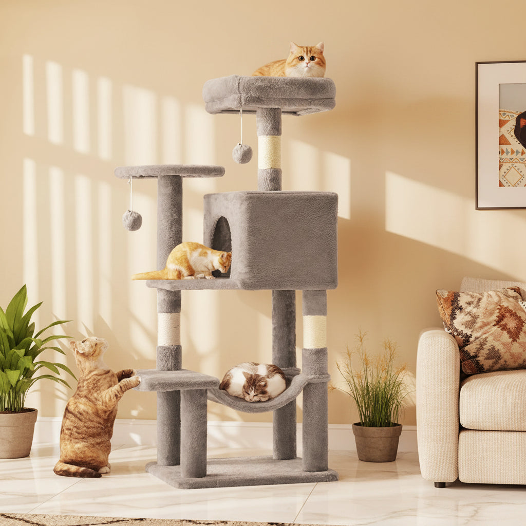 Natural Scratching Posts for Indoor Cat Pet Furniture