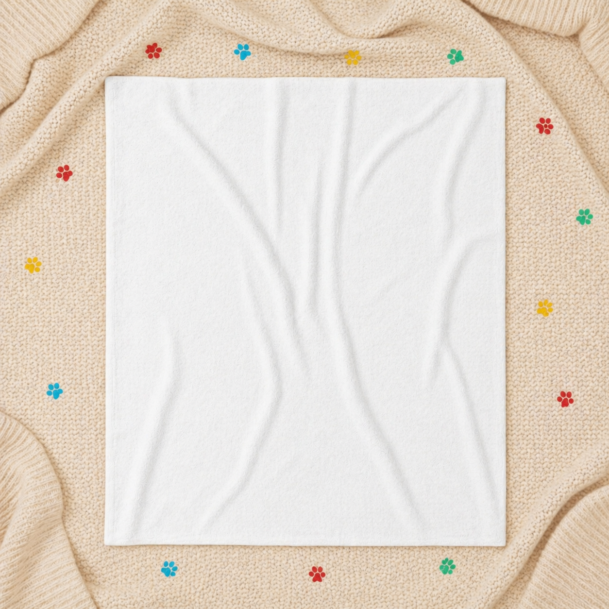 Plush Blanket — "My Pet Let Me Borrow This Blanket" Funny Pet Lover Throw
