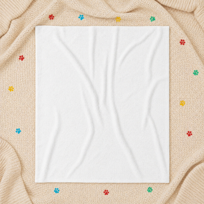 Plush Blanket — "My Pet Let Me Borrow This Blanket" Funny Pet Lover Throw